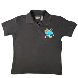 Harley Davidson Polo Women’s Petite Small Black